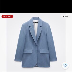 Zara Steel Blue Blazer